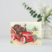 Cartes Pour Fêtes Annuelles Jour de l'Action de grâce (Debout devant)