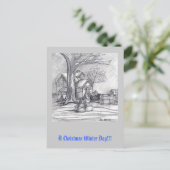 Cartes Pour Fêtes Annuelles Jour de Noël (Debout devant)