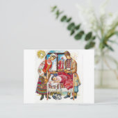 Cartes Pour Fêtes Annuelles Jour de Noël ukrainien (Debout devant)