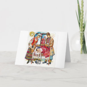 Cartes Pour Fêtes Annuelles Jour de Noël ukrainien