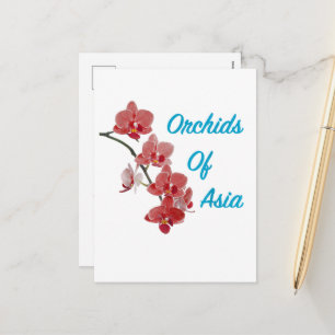 Cartes Pour Fêtes Annuelles Jour de Spa Orchidées d'Asie