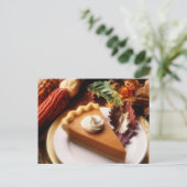 Cartes Pour Fêtes Annuelles Jour de thanksgiving (Debout devant)