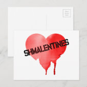 Cartes Pour Fêtes Annuelles Jour de Valentine (Devant / Derrière)