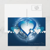 Cartes Pour Fêtes Annuelles jour de valentines heureux (Devant / Derrière)