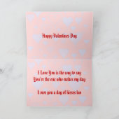 Cartes Pour Fêtes Annuelles Jour de Valentines heureux - la flèche du cupidon (Intérieur)