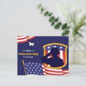 Cartes Pour Fêtes Annuelles Jour des anciens combattants (Debout devant)