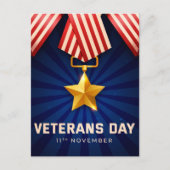 Cartes Pour Fêtes Annuelles Jour des anciens combattants (Devant)