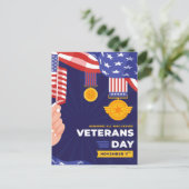 Cartes Pour Fêtes Annuelles Jour des anciens combattants (Debout devant)