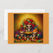 Cartes Pour Fêtes Annuelles Jour des détentions mortes 1 (Devant / Derrière)