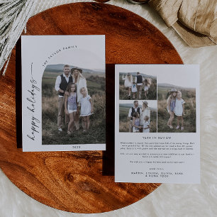 Cartes Pour Fêtes Annuelles Jour des Fêtes de Boho Arch Année d'examen