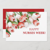 Cartes Pour Fêtes Annuelles Jour des infirmières et infirmiers heureux de l'en (Devant / Derrière)