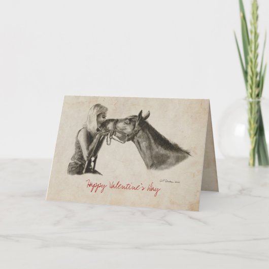 Cartes Pour Fêtes Annuelles Jour des Valentines (Devant)