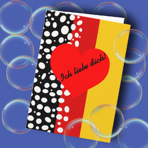 Cartes Pour Fêtes Annuelles Jour des Valentines allemandes