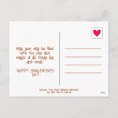 Cartes Pour Fêtes Annuelles Jour des Valentines aux escargots | (Dos)