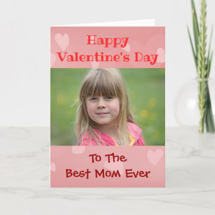 Cartes Pour Fêtes Annuelles Jour des Valentines Meilleure maman jamais enfant 