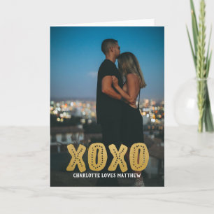 Cartes Pour Fêtes Annuelles Jour des Valentines personnalisées XOXO Love