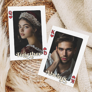 Cartes Pour Fêtes Annuelles Jour des Valentines photo sur mesure du roi et de