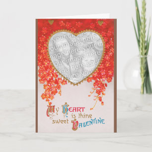 Cartes Pour Fêtes Annuelles Jour des Valentines victoriennes vintages Mon coeu