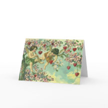 Jour des Valentines vintages Cupidons victoriens C