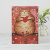 Cartes Pour Fêtes Annuelles Jour des Véntines (Debout devant)