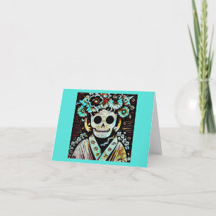 Cartes Pour Fêtes Annuelles Jour du crâne de sucre mort 4