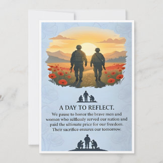 Cartes Pour Fêtes Annuelles jour du souvenir