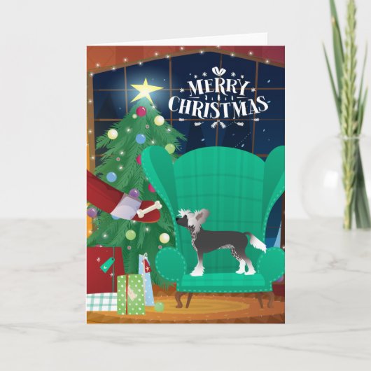 Cartes Pour Fêtes Annuelles Jour férié chinois de Noël Père Noël (Devant)