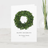 Cartes Pour Fêtes Annuelles Jour férié en bois peint à la main (Devant)