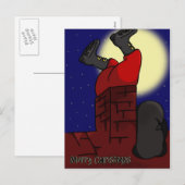 Cartes Pour Fêtes Annuelles Jour Noël (Devant / Derrière)