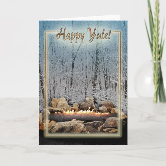 Cartes Pour Fêtes Annuelles Journal de gravure de la marée haute( : (Devant)