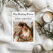 Cartes Pour Fêtes Annuelles Journal Noël Newsletter 1 Photo unique