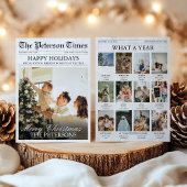 Cartes Pour Fêtes Annuelles Journal Noël Newsletter What a Year Photos