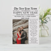 Cartes Pour Fêtes Annuelles Journal Unique Fun Photo 2025 Bonne année (Debout devant)