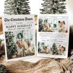 Cartes Pour Fêtes Annuelles Journal Unique Fun What A Year Photo Christmas<br><div class="desc">Célébrez les moments forts de votre année avec notre carte de Noël unique "What A Year". Conçue dans un style de journal moderne, cette carte offre une façon créative de partager vos souvenirs et vos jalons préférés. Avec des sections personnalisables pour les photos et les légendes, il est parfait pour...</div>