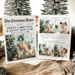 Cartes Pour Fêtes Annuelles Journal Unique Fun What A Year Photo Christmas<br><div class="desc">Célébrez les moments forts de votre année avec notre carte de Noël unique "What A Year". Conçue dans un style de journal moderne, cette carte offre une façon créative de partager vos souvenirs et vos jalons préférés. Avec des sections personnalisables pour les photos et les légendes, il est parfait pour...</div>