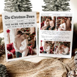 Cartes Pour Fêtes Annuelles Journal Unique Plus le Merrier Baby Christmas<br><div class="desc">Notre journal Unique Plus la Merrier Baby Christmas Holiday Card est la façon parfaite de partager vos nouvelles et souhaits de vacances joyeuses avec la famille et les amis! Stylisée comme un journal classique, cette carte capture les temps forts de votre année dans un format unique et charmant, avec un...</div>
