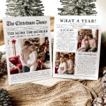 Cartes Pour Fêtes Annuelles Journal Unique Plus le Merrier Baby Christmas<br><div class="desc">Notre journal Unique Plus la Merrier Baby Christmas Holiday Card est la façon parfaite de partager vos nouvelles et souhaits de vacances joyeuses avec la famille et les amis! Stylisée comme un journal classique, cette carte capture les temps forts de votre année dans un format unique et charmant, avec un...</div>