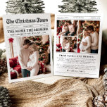 Cartes Pour Fêtes Annuelles Journal Unique Plus le Merrier Baby Christmas<br><div class="desc">Notre journal Unique Plus la Merrier Baby Christmas Holiday Card est la façon parfaite de partager vos nouvelles et souhaits de vacances joyeuses avec la famille et les amis! Stylisée comme un journal classique, cette carte capture les temps forts de votre année dans un format unique et charmant, avec un...</div>