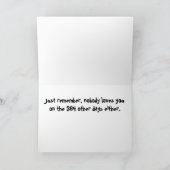 Cartes Pour Fêtes Annuelles Journée de sensibilisation unique (Intérieur)