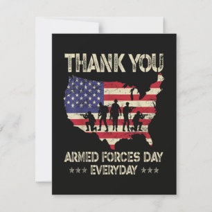 Cartes Pour Fêtes Annuelles Journée des forces armées