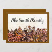 CARTES POUR FÊTES ANNUELLES JOURNÉE DU SOLEIL DOUCE ! :) (Devant / Derrière)