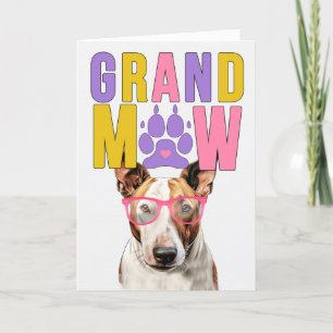 Cartes Pour Fêtes Annuelles Journée Grand-Parents Grand-MAW Bull Terrier Grand