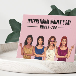 Cartes Pour Fêtes Annuelles Journée internationale de la femme