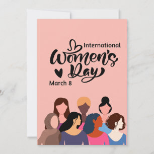 Cartes Pour Fêtes Annuelles Journée internationale de la femme 2025