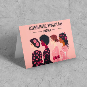 Cartes Pour Fêtes Annuelles Journée internationale de la femme Les femmes du m