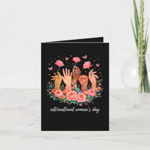 Cartes Pour Fêtes Annuelles Journée internationale des femmes 8 mars 2026
