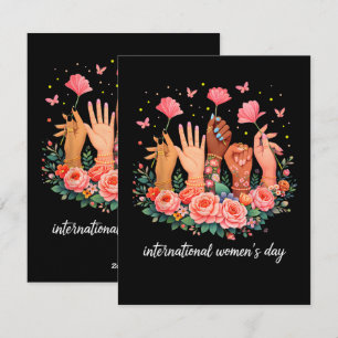Cartes Pour Fêtes Annuelles Journée internationale des femmes 8 mars 2026