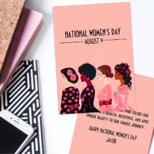Cartes Pour Fêtes Annuelles Journée nationale de la femme Les femmes du monde