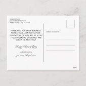 Cartes Pour Fêtes Annuelles Journée personnalisée des infirmières de chien de (Dos)