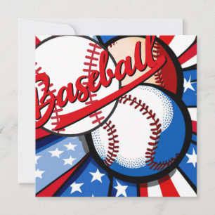Cartes Pour Fêtes Annuelles Jours de baseball